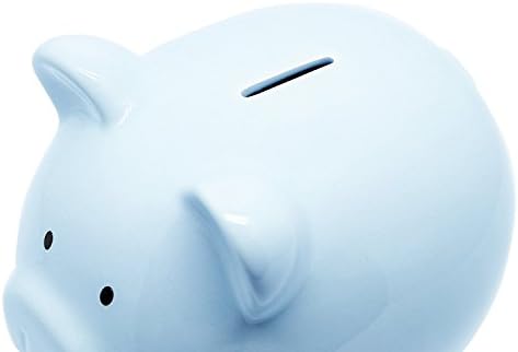 Piggy Bank Small Piggy Banks for Girls Boys Kids Piggy Banks A New Piggy Banks for Gift by Pauline(Blue)