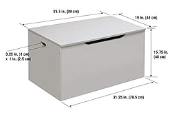 Badger Basket Flat Top Toy Box and Storage Bench