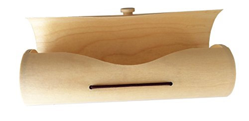 Natural Wood Box Tube Case for Organization Storage of Make Up Pencils Brushes Nail Manicure Art First Aid Potpourri Medical Supplies Presentation Gift Box