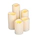 Everlasting Glow LED Resin Candle, Set of 5, 2-3x4