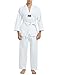 TopTie V-Neck Taekwondo Uniform for Kids Adults, TKD Dobok Uniform Martial Arts Uniform with Belt