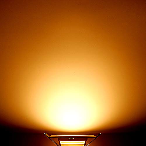 Set of 3 HCFEI Ultra Flat LED Recessed Spotlights in White with Module 230 V I W 320 Lumen Warm 3000 K Beam Angle 120° Dimmable 55 mm Hole Mounting Round Recessed Light