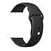 Vitech Soft Silicone Replacement Sport Band for 42mm Apple Watch Models (3 Pieces of Bands Included for 2 Lengths, for Apple Watch Series 1 Series 2 Sport&Edition 2016) (42mm-Black)
