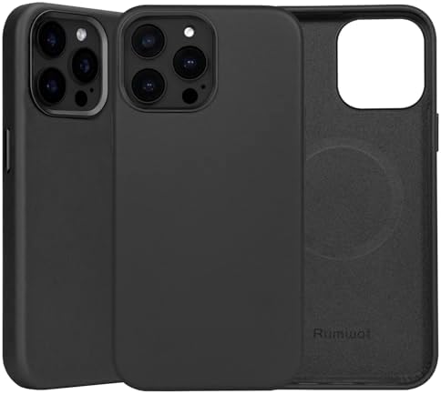 Amazon.com: Apple iPhone 13 Pro Leather Case with MagSafe - Dark