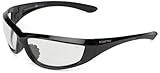 Bobster Charger ECHA001C Oval Sunglasses,Black Frame/Clear Lens,One Size, Sunglasses For You