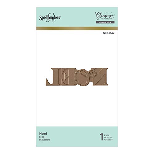 Spellbinders GLP-047 Noel Holiday Glimmer Hot Foil Plate, Metal