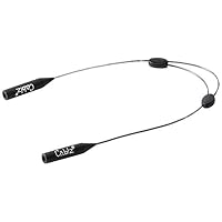 Cablz Monoz Zipz Classic Stainless Steel Cable, Black, 14"