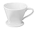 Fino Filter Cone, Fine White Porcelain, Number 2-Size, Brews 2 to 6-Servings