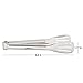 2Pcs 12-Inch Cooking Tongs, Kitchen Tongs Stainless Steel, Heat Resistant BBQ Tongs Set for Cooking, Serving, Barbecue, Buffet, Salad, Ice, Oven