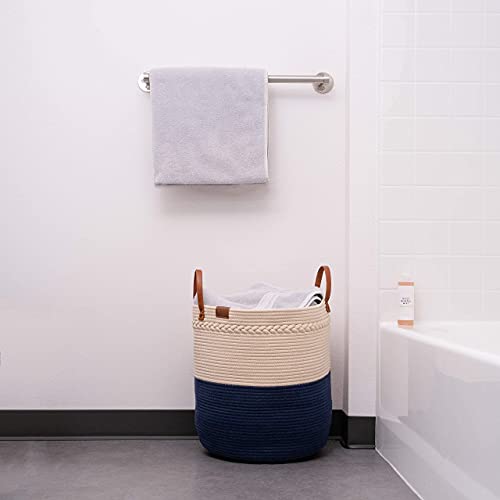 JANA Laundry Basket Organizer Bin Decorative storage Container for Baby Toy, Throw Pillow