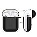 AirPods Case 7 in 1 Airpods Accessories Kits Protective Silicone Cover and Skin for Apple Airpods Charging Case with Airpods Ear Hook Grips/Airpods Staps/Airpods Clips/Skin/Tips/Grips Black Operatek﻿
