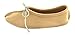 Bastien Industries Women's Maple Tan Moose Hide Leather Ballet Earthing Moccasins (9, Natural Tan)