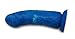 Letsgasm Water & Sky Blue + WhiteHandmade Silicone Dildo