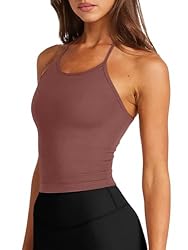 LASLULU Spaghetti Strap Sports Bras for Women High