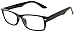 Retro Fashion Style Narrow Rectangular Frame Clear Lens Eyeglasses 3 Colors