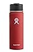Hydro Flask 20 oz Travel Coffee Flask | Stainless Steel & Vacuum Insulated | Wide Mouth with Hydro Flip Cap | Lava