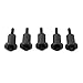 CO-Z 6.6 Ft European Sliding Door Hardware Track Set (Black)
