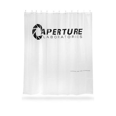 Portal 2 Aperture Laboratories Shower Curtain