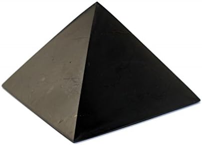 Shungite Pyramid 5cm with Quality Guarantee from Karelia Russia