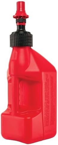 TRACKSIDE Fuel Jug with Ripper Quick Fill Cap - 2.7 Gal - 2.7 Gallon, Red