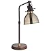 Amazon Brand – Rivet Industrial Metal Adjustable Table Lamp, Bulb Included, 19