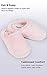 PajamaGram Fuzzy Slippers for Women - Washable Slip-Ons, Pink Slippers, 7/8