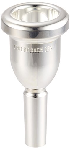 Bach K3415GS Megatone Large Shank Tenor Trombone Mouthpiece, Silver Plated, 5 GS 25.50mm