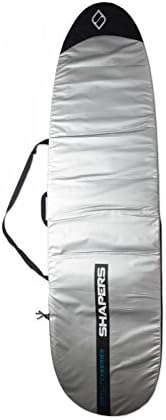 Shapers Daylite Funboard Surfboard Bag - Choose Size (Silver, 7'6)