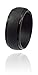 LiveLife Silicone Wedding Ring for Men & Women, 4 Packs & Singles Silicone Rubber Wedding Bands