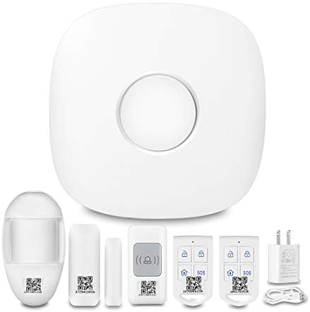 LINANNAV WIFI/GSM Smart Home Security Alarm Systerm, Smart Control, Works with Alexa