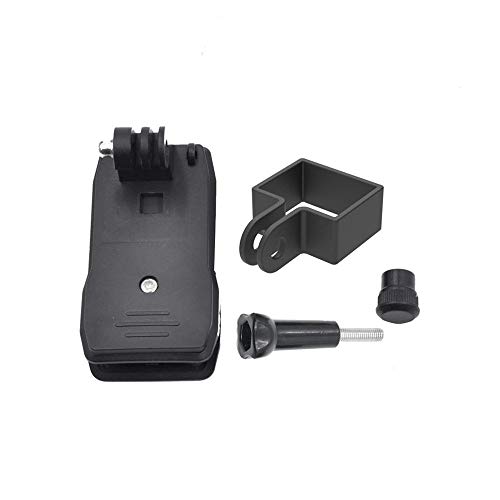 Expansion Universal clamp Screw Adapter Bracket + Clip for DJI Osmo Pocket Handheld Gimbal Stabilizer (Black)