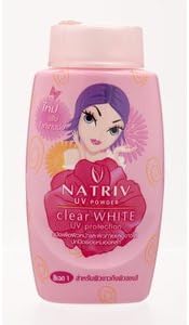 NATRIV POWDER UV CLEAR WHITE PINK 40 G.