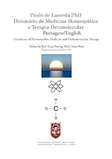 Livro Dicionário de Medicina Homeopática e Terapia Ortomolecular Portugese/English