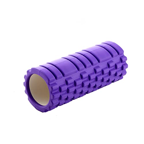 Trigger Point Foam Roller With Stand - 18 Inch, Medium Density Grid For Deep Tissue & Muscle Recovery