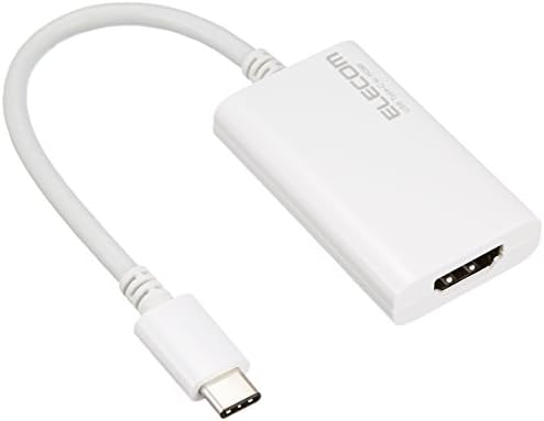 エレコム Usb Typec 売店 映像 変換アダプタ スマホの映像をtvに映せる オス メス Hdmi ホワイト Mpa Chdmiwh To