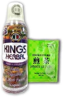 KINGS HERBAL Food Supplement (Junior) - 350 ml with Free Japanese Green Tea Sampler