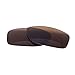 LenzFlip Polarized Replacement lenses for Oakley Enduro - Crafted in USA : Multiple Options (Brown Polarized)