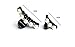 AKOAK 2 Pcs/Lot Crystal Pearl Hair Clip Black Claw Clip for Women/Baby Party Festival Rhinestone Hairpin