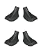 Tapered Four Pack of Extra Durable Rubber Replacement Tips (Replacement Feet/Paws/Ferrules/Caps) for Trekking Poles - Fits All Standard Hiking and Walking Poles - Medium Firm Nordic Tapered