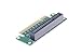 KNACRO PCI Express PCI-e 8X Riser Extender Card Adapter for 1U 2U Turn Left 90 Degrees