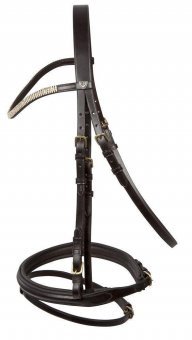 PFIFF Platin Bridle Brown Cob