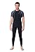 DIVE & SAIL Mens Wetsuit Pants 1.5mm Neoprene Diving Snorkeling Scuba Surf Canoe Pants (Grey Trim, M)