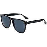 Isaac Mizrahi Designer Sunglasses IM88-10 in Midnight Black with Grey Lenses