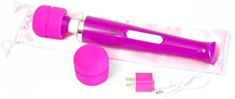 AnE Toys Multi-Speed 8 mode magic wireless cordless Massager Wand FREE replacement head (Color: Purple)