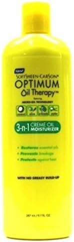 Soft Sheen Carson Optimum Oil Therapy 3 In 1 Cr?me Oil Moisturizer - 9.7 Ounce, 3 Pack