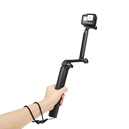 3 Way Grip Arm Extendable Foldable Tripod Monopod Pole Selfie Stick for GoPro Hero 7 6 5 4 Action Camera - Thumbnail 5