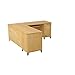 Bush Home Somerset 72W L Shaped Desk with Storage in Maple Cross, 72-inch Large Corner Computer Table for Home Office Workspace