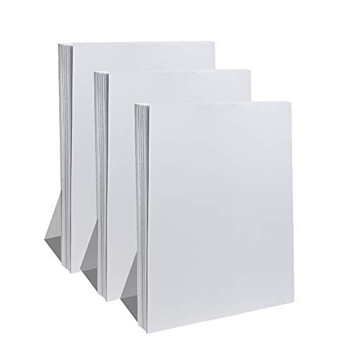100Sheets Newbested White Watercolor Paper Cold Press Cut Bulk Pack for Beginning Artists or Students. (10 x 7 Inch) (12 x 8 INCH)