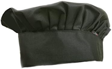 Dadoudou Chef Hats with Adjustable Size for Adult/Kids (Black)