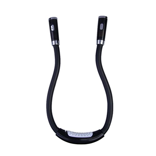 ATC LED Handsfree Flexional Neck Book Reading Light Black